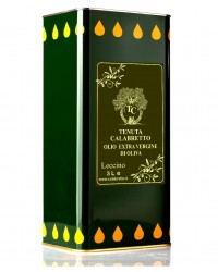 Olio extra vergine d'Oliva  Calabretto - (Varietà Leccino)  3 Litri